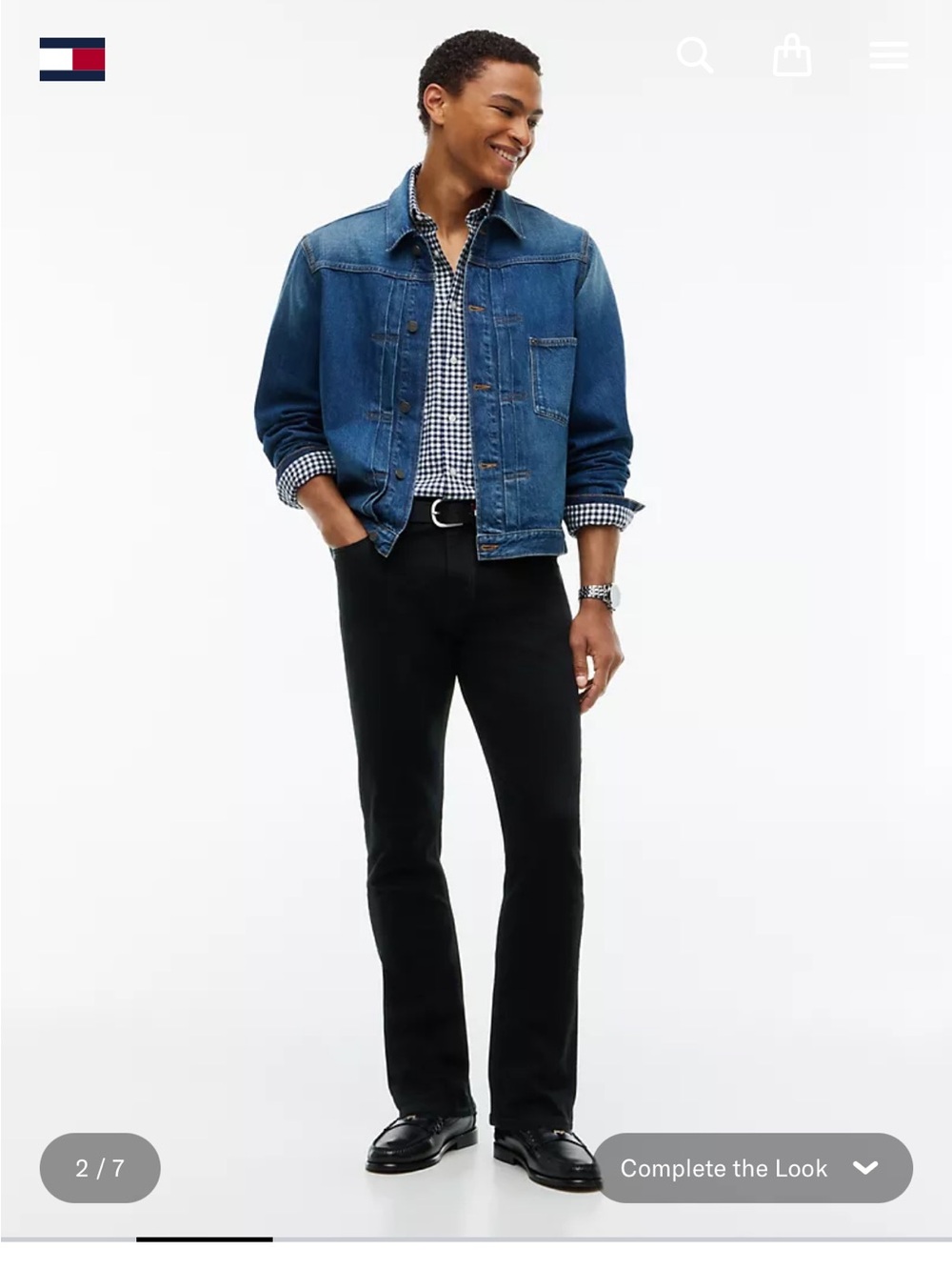 Tommy Hilfiger 30x30 Black Slim Straight Jeans NWT